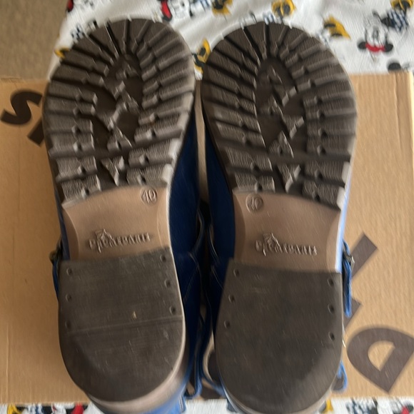 Dromedaris, Kelsey, Cobalt size 40 leather boots with buckles and heel zipper - Picture 3 of 5